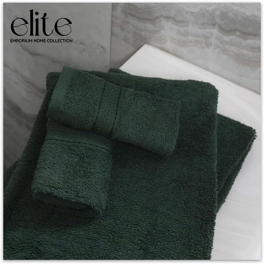 8 Pieces Bath Towel Set 1 Bath Sheet, 1 Bath Mat,2 Bath Towels