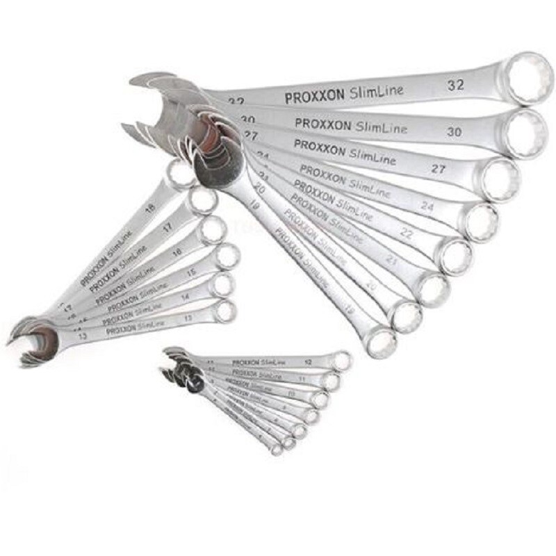 SERIE DI CHIAVI COMBINATE SLIM LINE DA 21 PEZZI PROXXON 23822