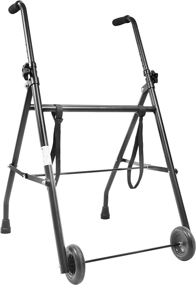 Mobility Walking Aid Frame with Wheels Folding Zimmer Frames for Adults