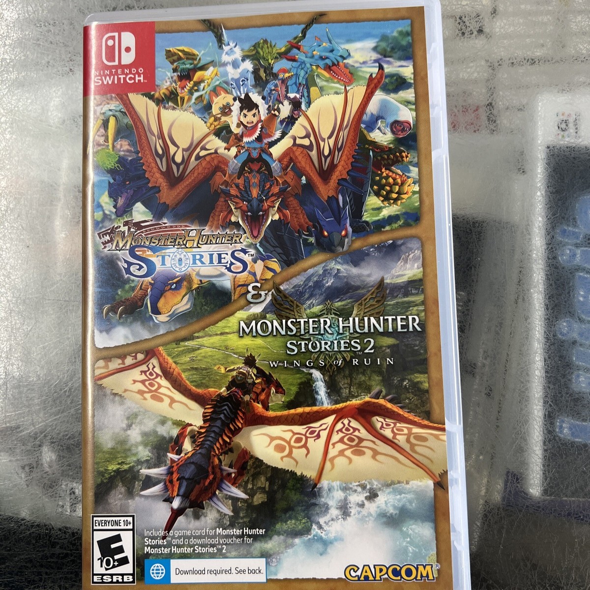 Capcom Monster Hunter Stories Pre Order Bonus Nintendo Switch Game