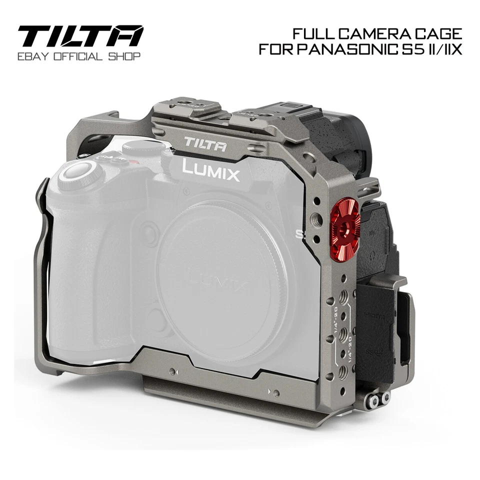Tilta Camera Cage Professional Movie Making Holder Grey For Panasonic S5 II/IIX