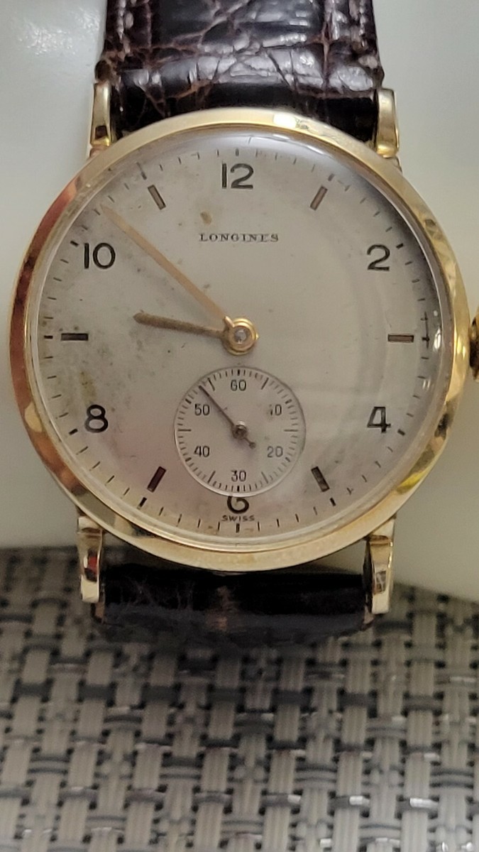 Vintage Longines 1940's 10k Gold Filled 23m Movement 17 Jewels