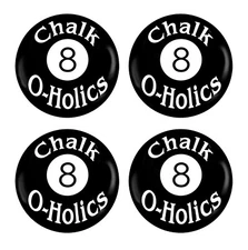 4- Round Vinyl Decals Stickers Custom Made Personalize Any Text Any Color 2.5"