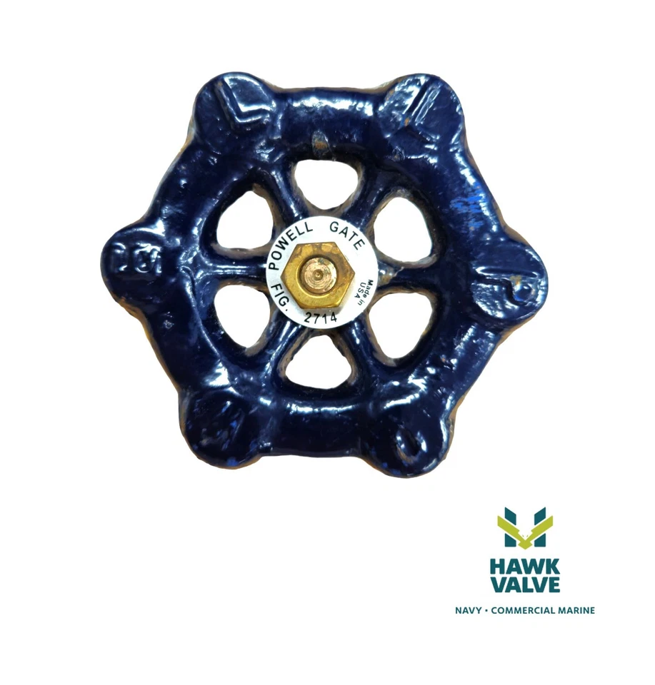 1" BRONZE  150# THREADED RISING-STEM POWELL GATE VALVE  (FIG.2714) - Image 3 of 4