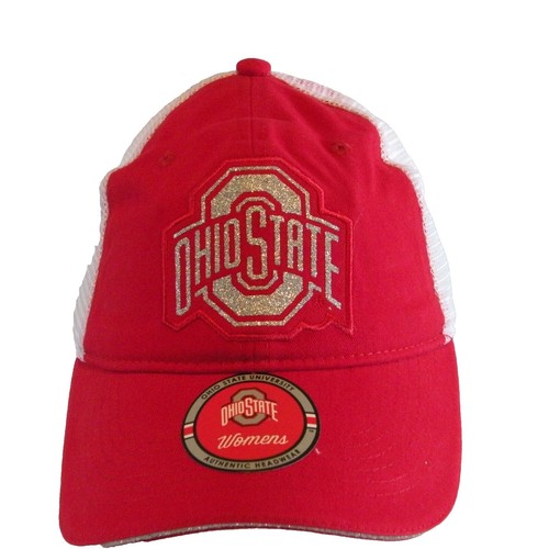 Ohio State Buckeyes Scarlet & Gray Sunhat Ohio State Buckeyes New Era Patch 59FIFTY Fitted Hat  main image 3