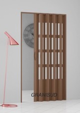 PORTE PLIANTE ACCORDÉON SUR MESURE AVEC DU VERRE EN PLASTIQUE PVC PORTE INTERNE