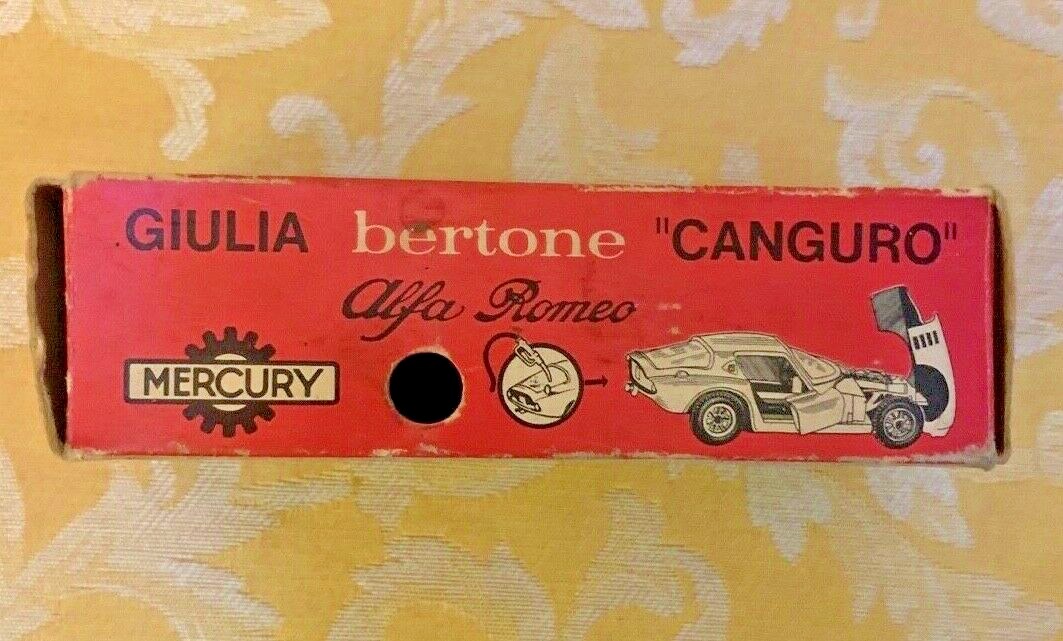 Mercury (Italy) No. 29 Alfa-Romeo Giulia 'Canguro' Near-Mint with