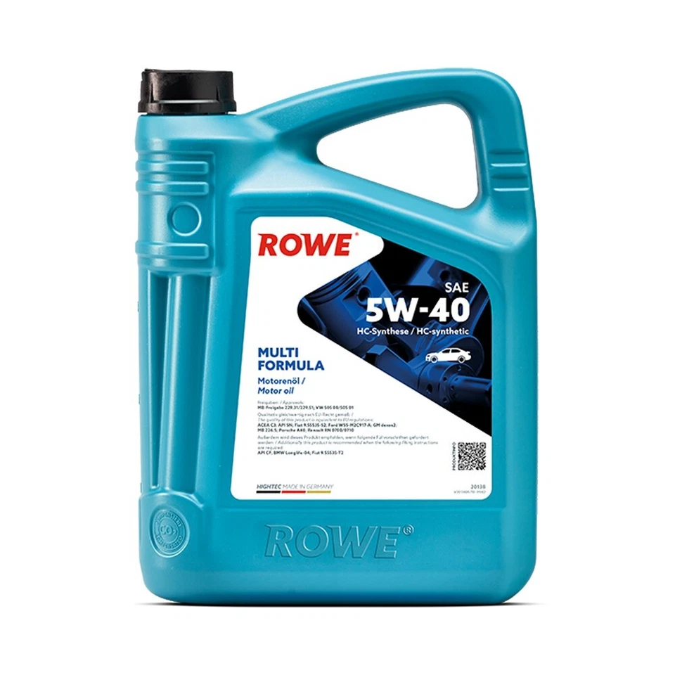 ROWE HIGHTEC MULTI FORMULA SAE 5W-40 | 5 Liter (MB 229.51, 229.31 / VW 505.00)