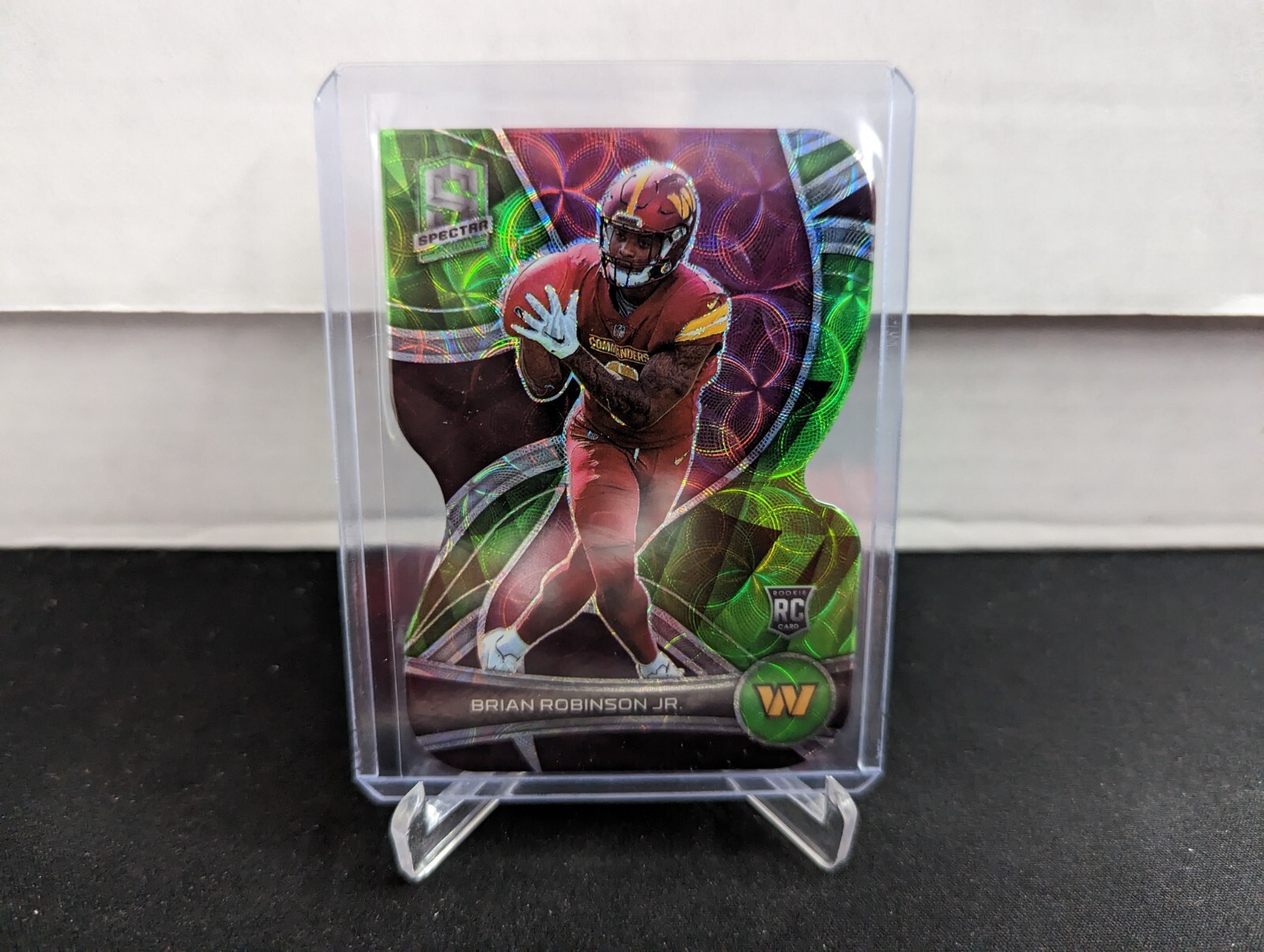 2022 Panini Spectra Brian Robinson Green Die Cut Rookie Rc 5/30 Washington 164