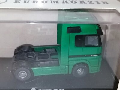 Wiking WeMo - MB Actros 1843 grün IAA 96 - Mercedes 80c  -  T@P - HS
