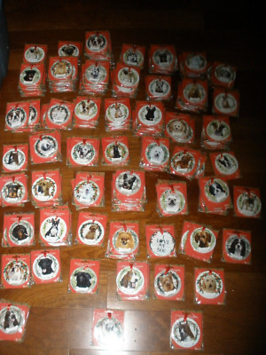 NEW Ceramic DOG Christmas ornaments by E & S Pets (YOU CHOOSE BREED)