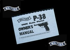 Walther P38 Pistol 9mm Gun Owners Manual English Walther P38 Pistol 9mm Gun Owners Manual English