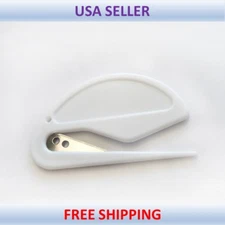 Letter Opener Cutter Open Office Envelope Knife Safe Guarded Sharp Blade Plastic