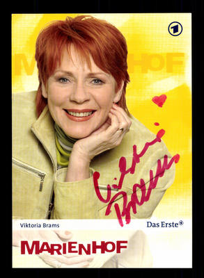 Viktoria Brams Marienhof Autogrammkarte Original Signiert # BC 103049