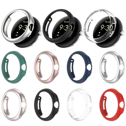 Protective Case Watch PC Hollow Protective Cover for Google Pixel Watch 1/2 - Afbeelding 1 van 20