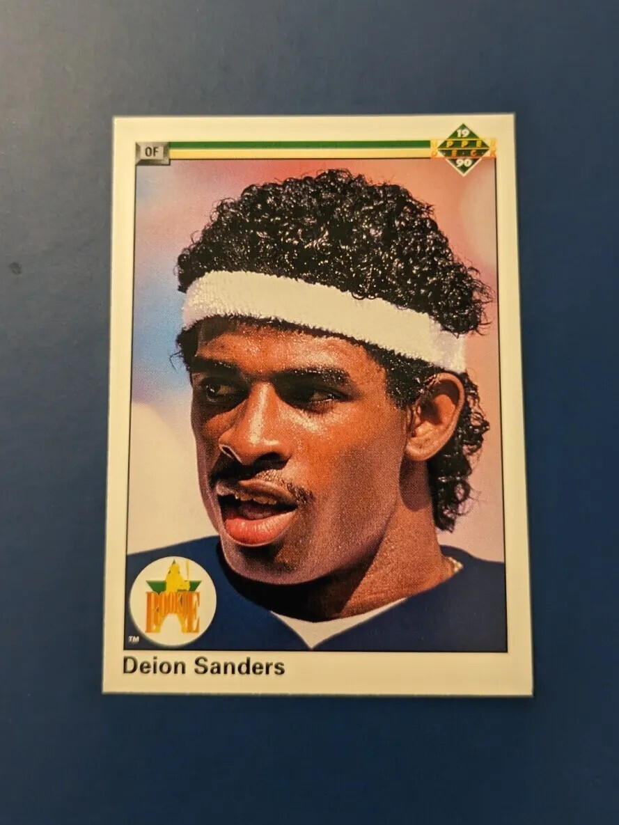 1990 Upper Deck Deion Sanders Rookie Card 13 eBay