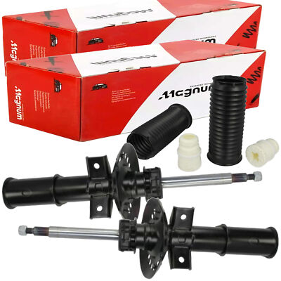 2x Magnum Technology Stoßdämpfer + Service-Kit Vorne für MERCEDES W212 S212