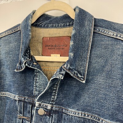 DENIM & SUPPLY RALPH LAUREN DENIM JACKET BLUE MENS SIZE
