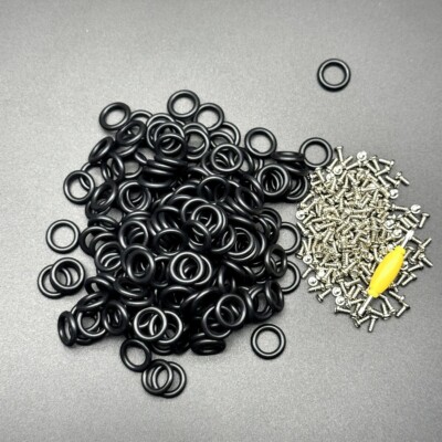 200pcs O-Rings + 200 Screws Replacement Kit For 3.75'' Gi Joe & Cobra Action Figures - Waist Bands Repair