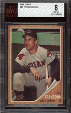 1962 Topps Baseball #97 Tito Francona BVG 8
