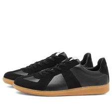 Novesta GAT Leather German Trainer Court Sneaker Black Gum N974007-60Y13Y003
