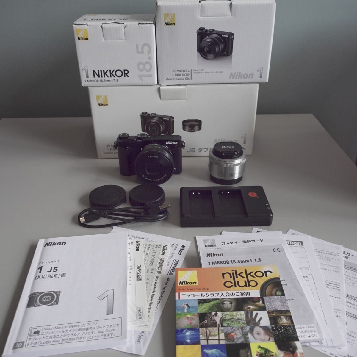 Nikon j5 double zoom kit