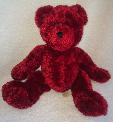 Dan Dee Collectors Choice Red Teddy Bear Plush Soft 11