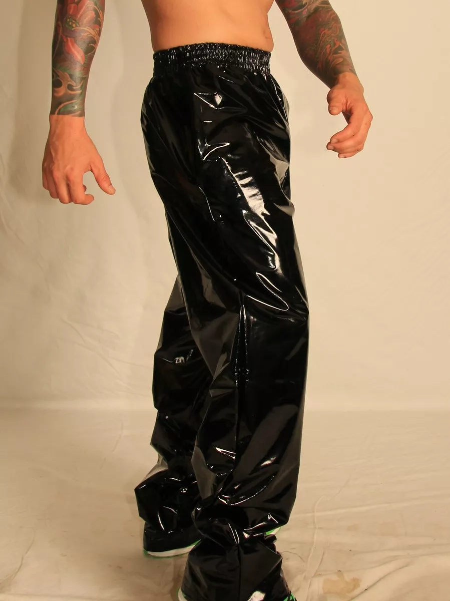 Vinyl jogger deals pants