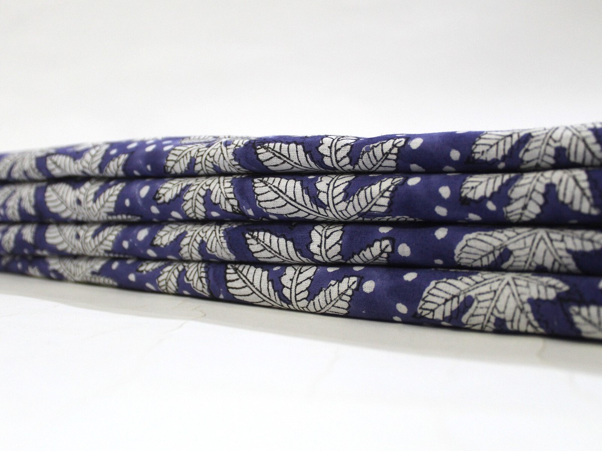 Floral Sanganeri Print Cotton Fabric At Rs 110/meter In Jaipur | ID - Foto 2