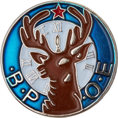 P60918 PIN-ORG,ELK,B.P.O.E. (1'')