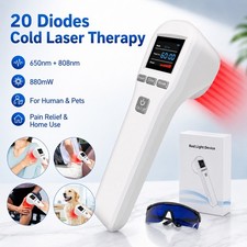 880mW LLLT Laser Therapy Device 650nm 808nm for Arthritis Muscle Joint Pain Vet