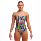 Funkita Curl Curl ECO Single Strap One Piece Women's Swimwear, Ladies Swimsuit