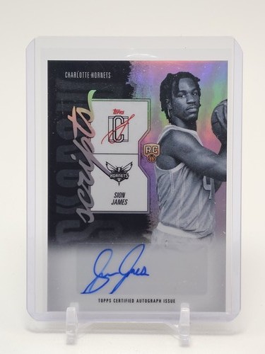 2025 Topps Signature Sion James Base (RAW)