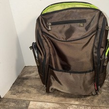 Fisher Price Brown Diaper Bag Backpack 16x15x7.5 Big Size