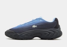 Image of Lacoste Spinor Men's Trainers in Black and Blue