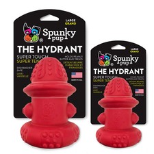 Spunky Pup Hydrant Dog Toy – USA Made Treat Dispenser – Small