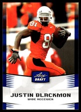 Justin Blackmon 2012 Leaf Draft #25 Oklahoma State Cowboys NFL READ FREE SHIP