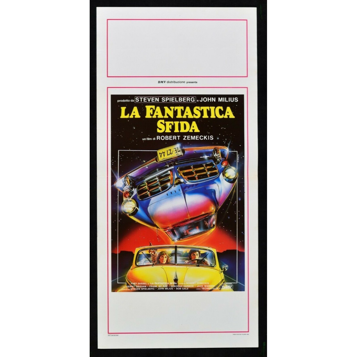 Locandina originale film La fantastica sfida (1980) - Regia di Robert Zemeckis