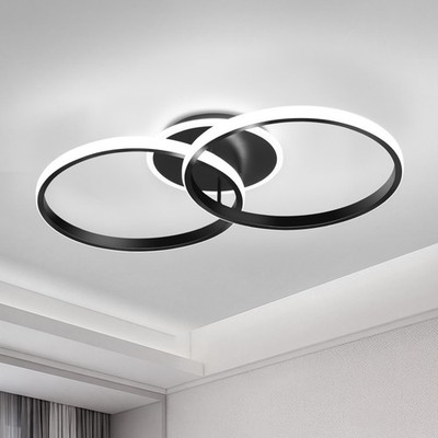 36W 3-FARBIGE LED DECKENLAMPE DECKENLEUCHTE DIMMBAR WOHNZIMMER ESSZIMMER EINGANG