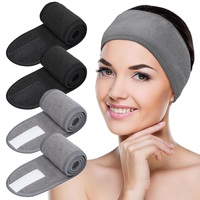 Melliex 4 StüCk Kosmetik Haarband, Spa Stirnband Frottee HaarbäNder FüR Make Up