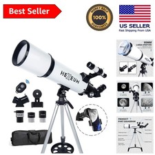 Telescopio Multiuso: Apertura 80mm, Ingrandimento fino a 180X, Leggero