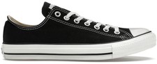 Size 7M/8.5W - Converse Chuck Taylor All Star Ox Black M9166 / M9166C Pre-Owned