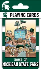 MasterPieces - Michigan State Spartans - NCAA Fan Deck Playing Cards - 54 Cards