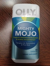 Sealed Olly Mighty Mojo Resveratrol Pine Bark 30 Caps  Exp 11/2025