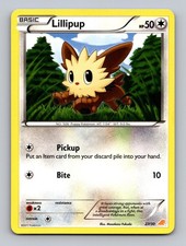 Lillipup (#27) 27/30 Common BW Trainer Kit: Excadrill & Zoroark Pokemon NM