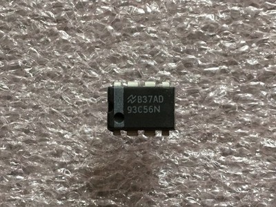 93C56N IC CMOS EEPROM 2K BIT 256 X 8 8-PIN DIP NATIONAL SEMI. (LOT OF 1)