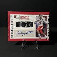 2019 Panini Contenders Draft Picks #306 KeeSean Johnson Rookie Auto Fresno State