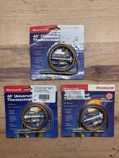 3 RESIDEO HONEYWELL Q340A1108 48" UNIVERSAL THERMOCOUPLE 30mV NEW W/ ADAPTER NOS