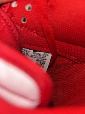 Nike Dunk Low Men s Red/White Colorblock Leather Low Top Lace-Up Sneaker