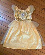 Disney Deluxe Princess Belle Nightgown / Dress / Halloween Costume, Girls Size 4